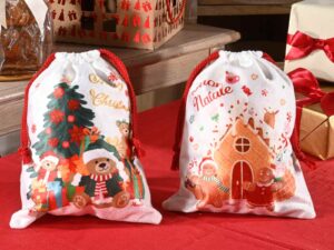 Sacchetti di Natale in tessuto - immagine 2